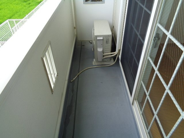 サンミルトＡのバルコニー