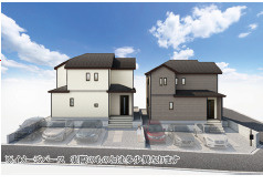 仲介手数料不要　ハートフルタウン大津町岩坂530番【大津南小・大津中】の外観パース|外観パースです