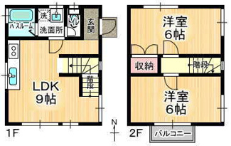 【間取り】 | ヴィラミツキⅢ