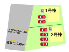 仲介手数料不要　よかタウンBloom菊池市隈府１期【隈府小・菊池南中】の区画図