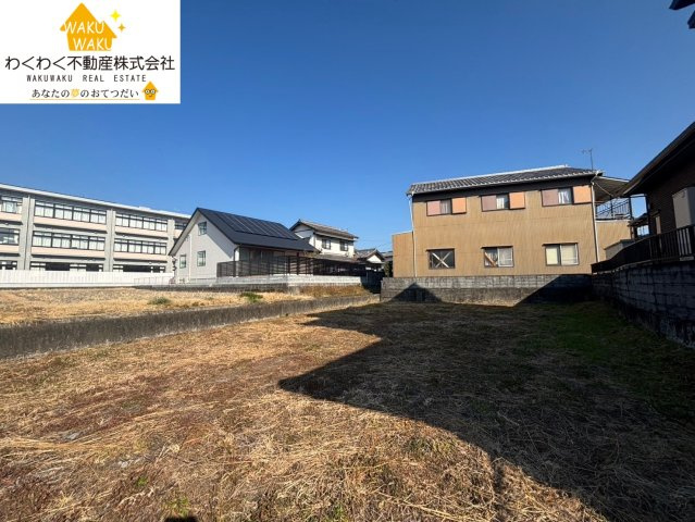 売地の外観|2025/1初旬撮影
島田駅まで徒歩約８分の立地♪
