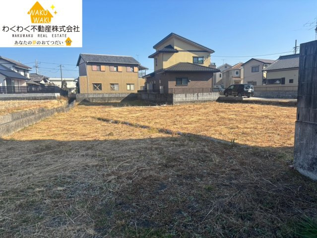 売地の外観|2025/1初旬撮影
島田駅まで徒歩約８分の立地♪
