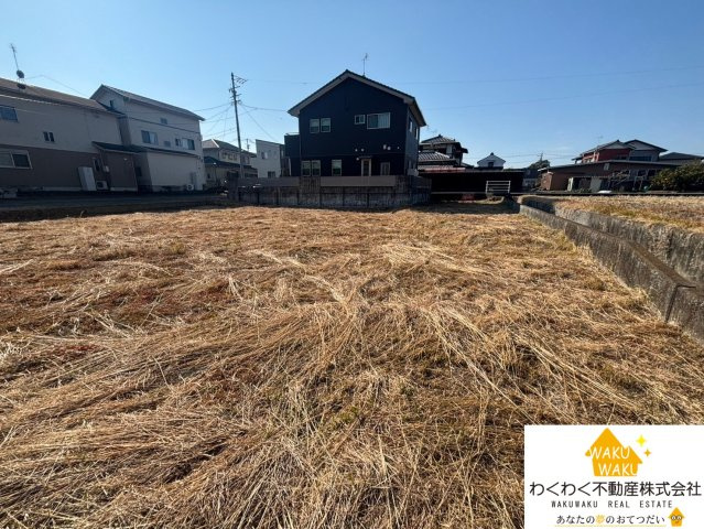 売地の外観|2025/1初旬撮影
島田駅まで徒歩約８分の立地♪
