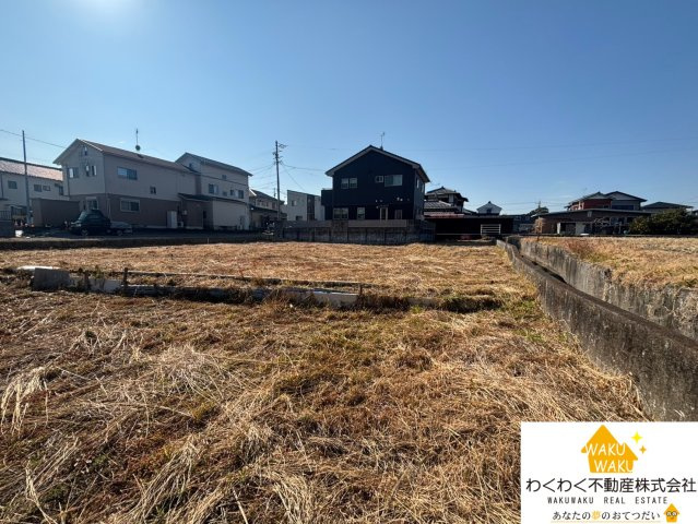 売地の外観|2025/1初旬撮影
島田駅まで徒歩約８分の立地♪
