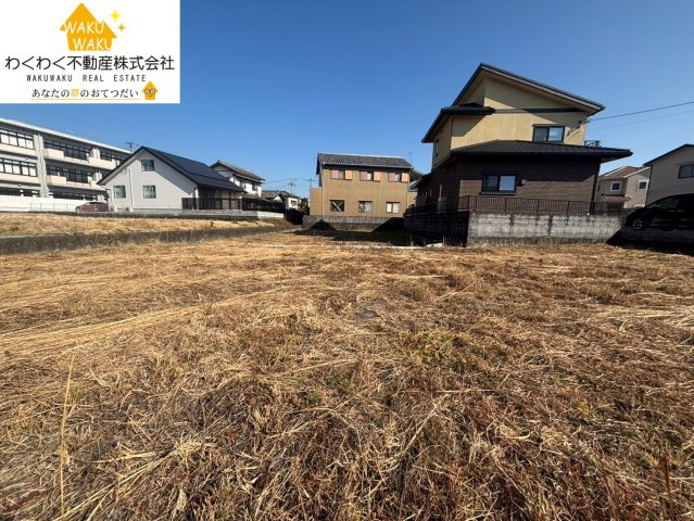 売地の外観|2025/1初旬撮影
島田駅まで徒歩約８分の立地♪
