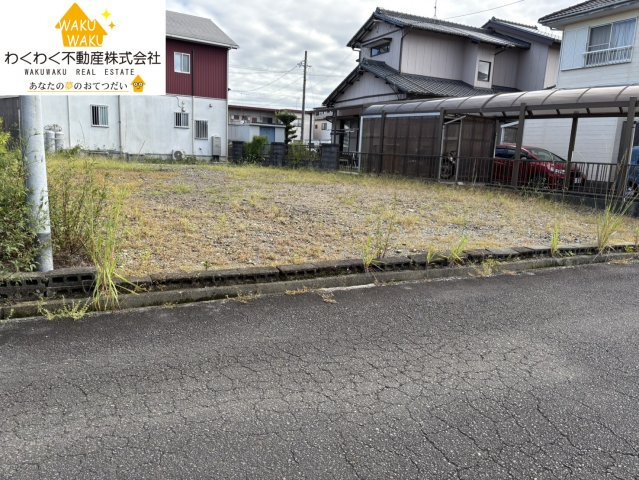 売地の外観|2024.10.8撮影　
敷地面積約69坪の整形地♪
間口約11.6ｍの広々土地♪
