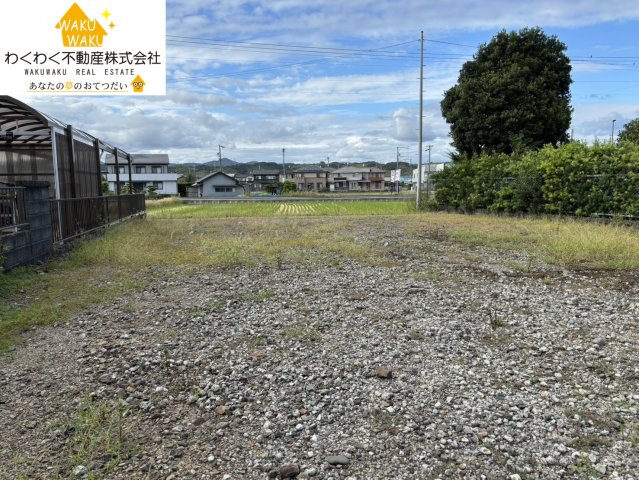 売地の外観|2024.10.8撮影　
敷地面積約69坪の整形地♪
間口約11.6ｍの広々土地♪
