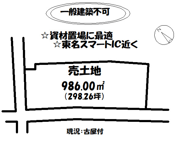 売地の土地図