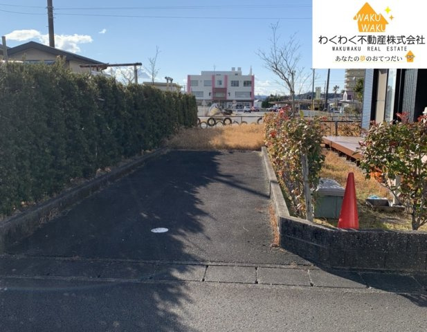 売地の前面道路含む現地写真|東道路側から撮影（2022年2月撮影）