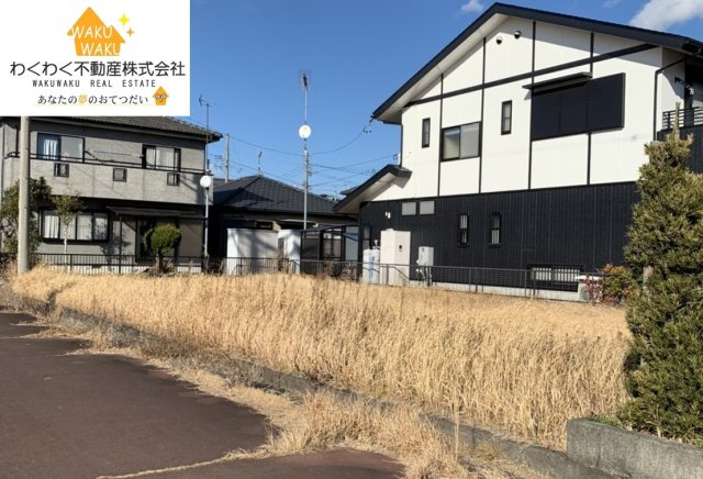 売地の外観|歩行者専用道路側から撮影（2022年2月撮影）