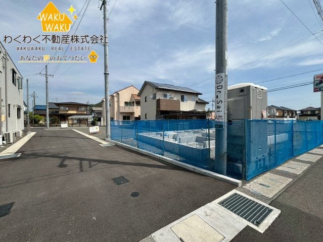 島田市旭２丁目3区画分譲|2026/04/20撮影　1号棟（売却済み）の建築が進んでまいりました♪