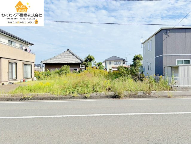売地の外観|ゆったり50坪の整形地です