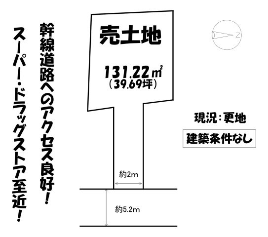 売地の土地図