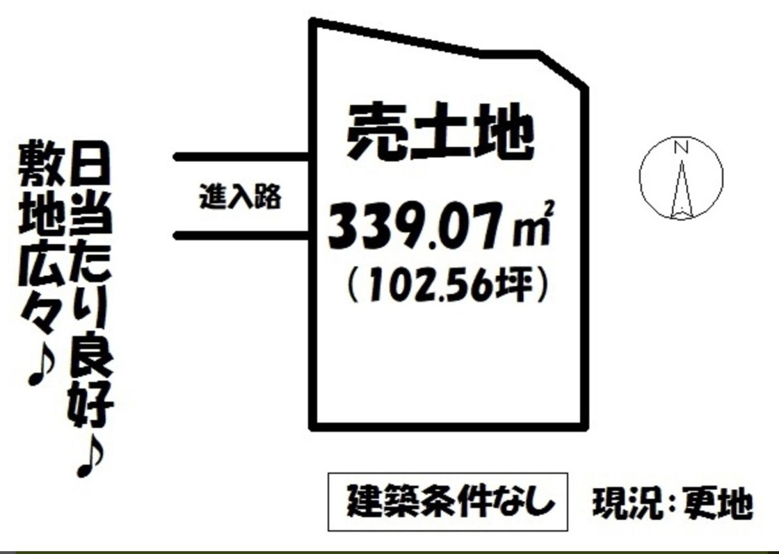 売地の土地図