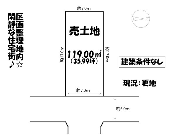売地の土地図