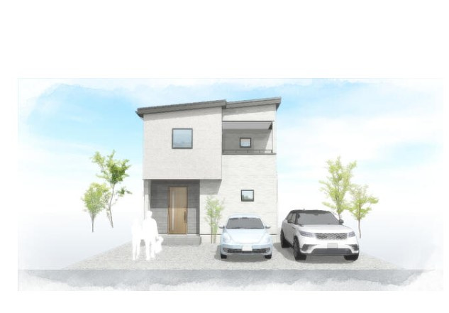 新築戸建ての外観