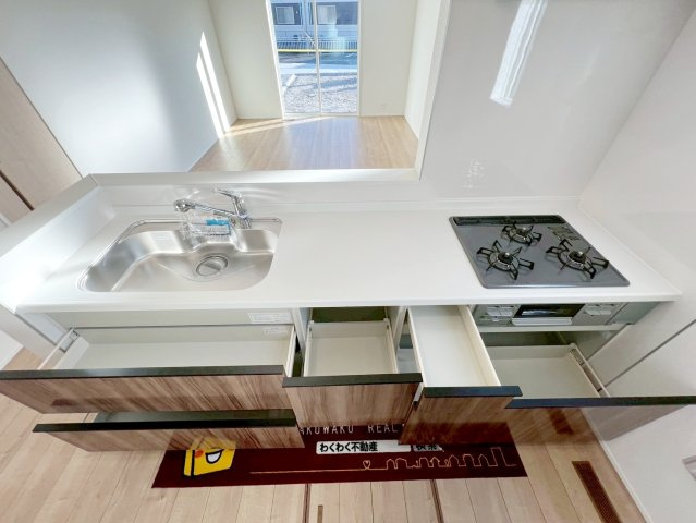 新築 島田市中溝町　第1期　全2棟のキッチン