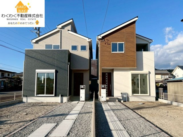 新築 島田市中溝町　第1期　全2棟の外観|左側1号棟