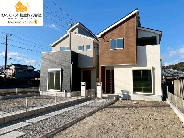 新築 島田市中溝町　第1期　全2棟の前面道路含む現地写真|2025.11下旬撮影