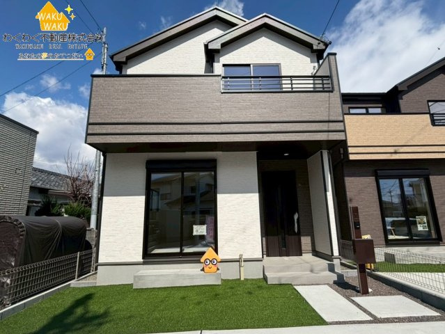 藤枝市藤岡6期　新築住宅の外観|2026/3/10撮影　完成しました♪見学予約お待ちしています♪
