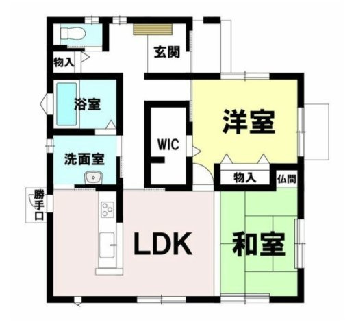中古 戸建ての間取り