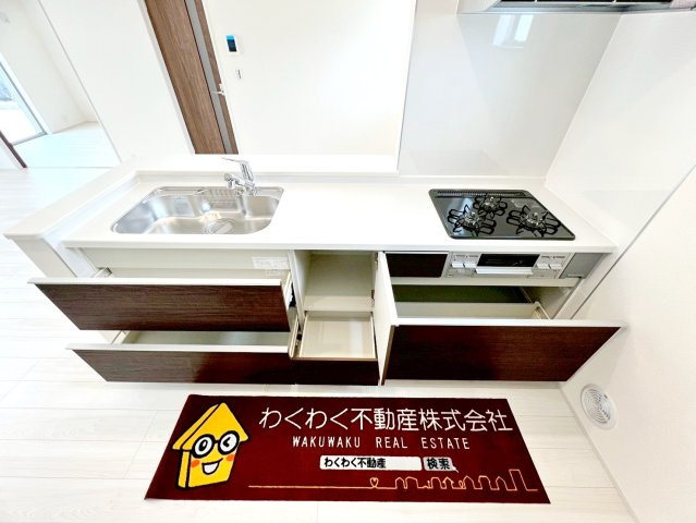 吉田町住吉8期　新築戸建のキッチン
