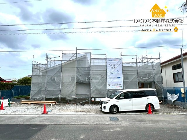 吉田町住吉8期　新築戸建　全３棟の外観|限定1棟（2026年1月下旬撮影）