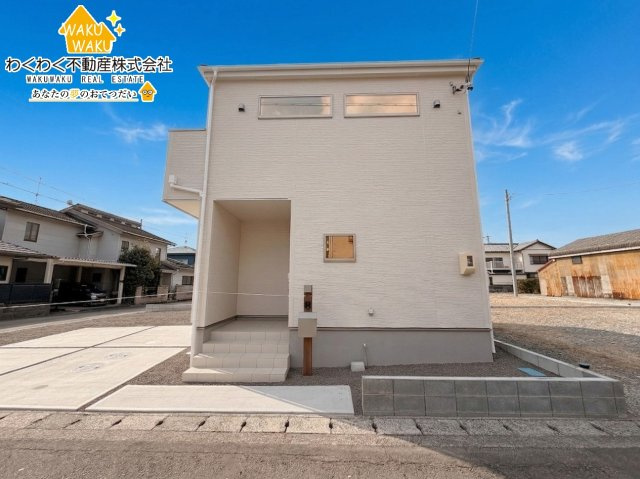 島田市金谷東　4期　新築戸建の前面道路含む現地写真|【全3棟】
（2026年2月中旬撮影