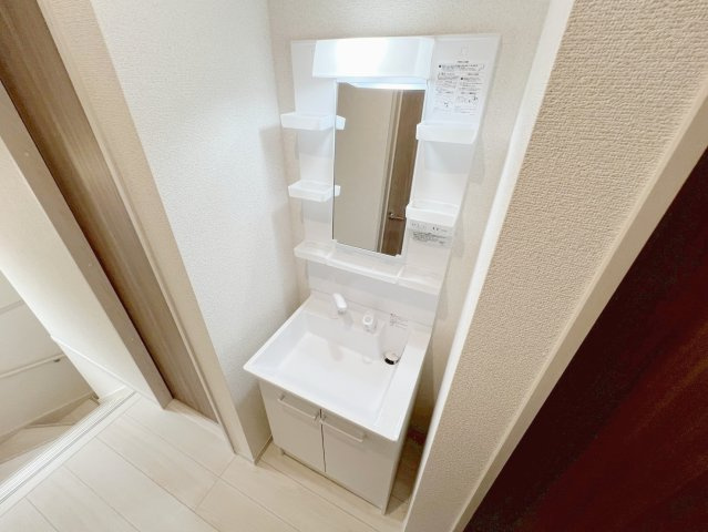 焼津市田尻北　未使用戸建の洗面所|2階にも洗面スペースあり