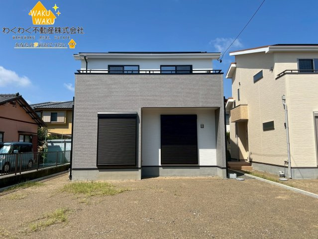 焼津市田尻北　新築戸建の外観|（2025年9月16日撮影）