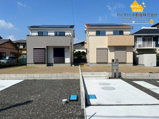 焼津市田尻北　新築戸建の外観|（2025年9月16日撮影）