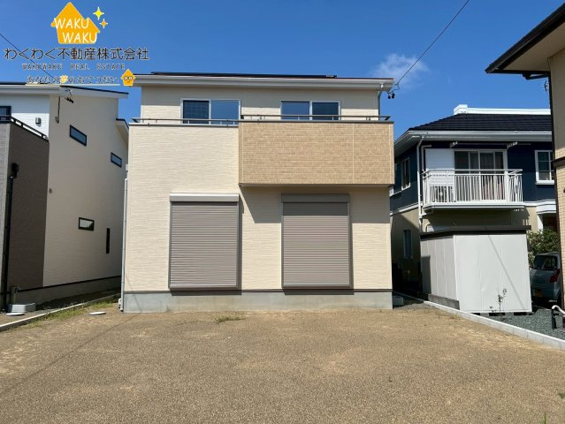 焼津市田尻北　新築戸建の外観|【2号棟】（2025年9月16日撮影）