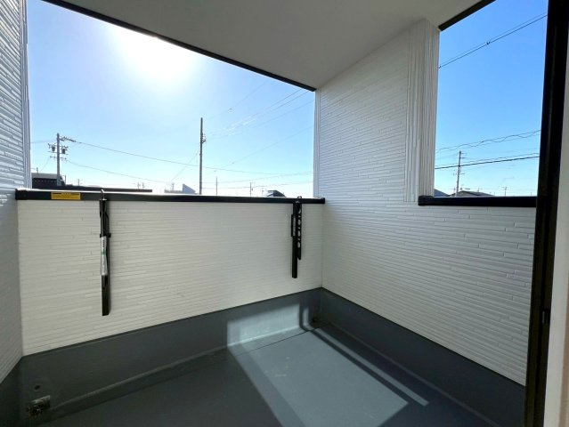 新築 焼津市石津　第1期のバルコニー