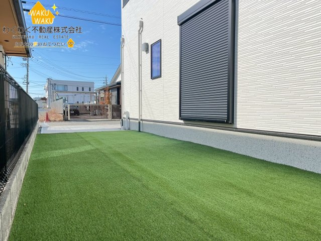 新築 焼津市石津　第1期の庭