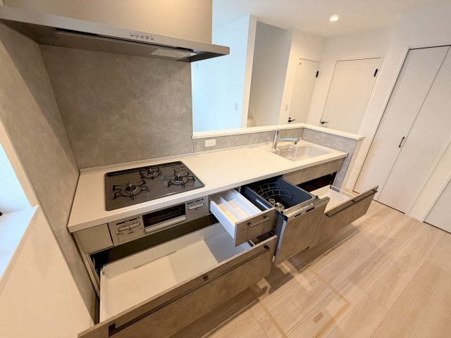 未使用戸建のキッチン