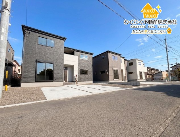 島田市金谷東　4期　新築戸建の前面道路含む現地写真|【2号棟】
（2026年2月中旬撮影）