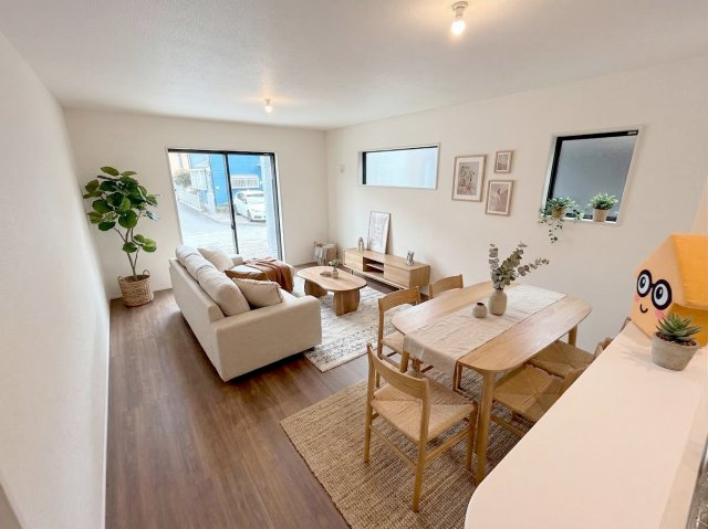 島田市金谷東　4期　新築戸建の居間・リビング|※掲載の家具はCG画像です