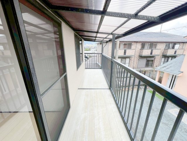 中古 戸建てのバルコニー