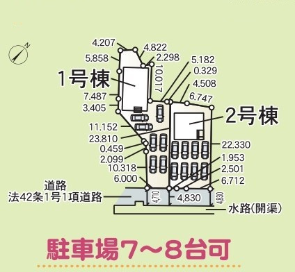 牧之原市細江　第13　　の区画図