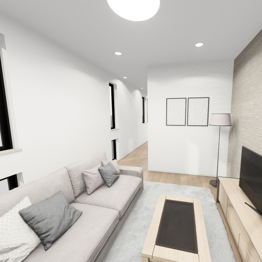 台東区竜泉３丁目の新築戸建の完成予想図|施工例です。