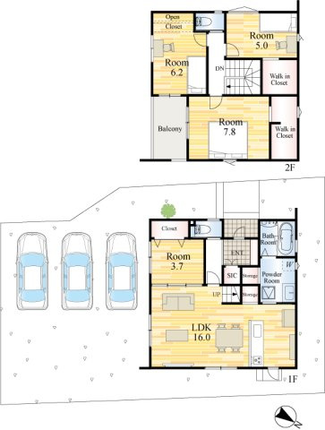 仲介手数料不要　大英産業アーキデイズ光の森西３号地【南ヶ丘小・合志中】