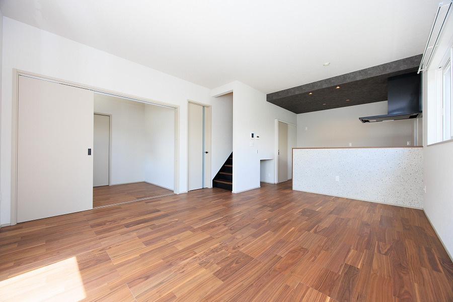 仲介手数料不要　大英産業アーキデイズ光の森西３号地【南ヶ丘小・合志中】の居間・リビング