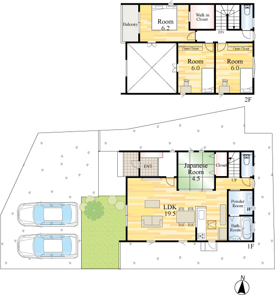仲介手数料不要　大英産業アーキデイズ菊池郡大津町室６号地【室小・大津北中】