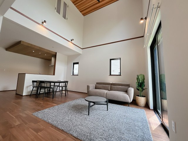 仲介手数料不要　大英産業アーキデイズ菊池郡大津町室６号地【室小・大津北中】の居間・リビング