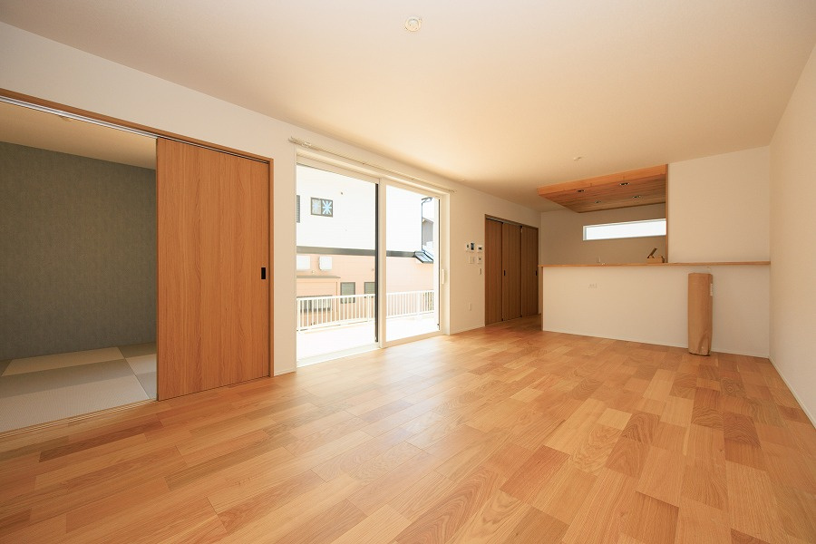 仲介手数料不要　大英産業菊池郡菊陽町原水６号地【菊陽北小・菊陽中】の居間・リビング