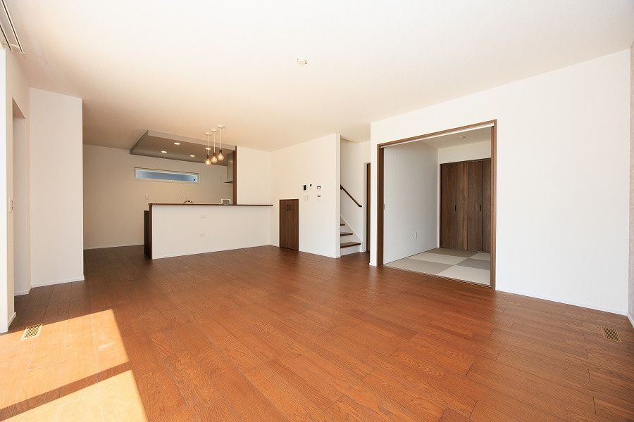 仲介手数料不要　大英産業菊池郡菊陽町原水１号地【菊陽北小・菊陽中】の居間・リビング