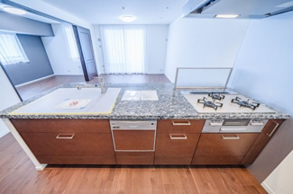 【キッチン】 | 【プレティナレジデンス橦木町】仲介手数料無料！（山吹小学校・冨士中学校）