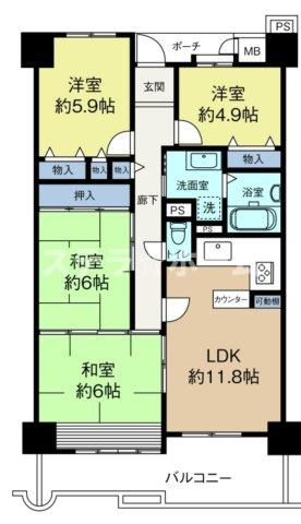 大阪市鶴見区鶴見３丁目の中古マンション