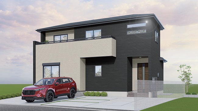 【外観パース】 | 加古郡播磨町宮北（全1棟）新築