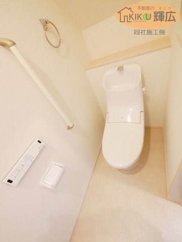 【トイレ】 | 加古郡播磨町宮北（全1棟）新築 | 同社施工例です。